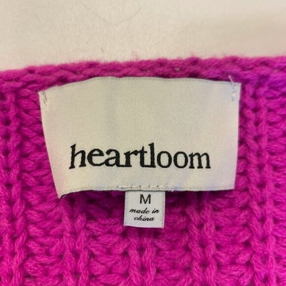 Heartloom Women's Evon V-Neck Cable Knit Long Sleeve Sweater Size M - Picture 7 of 11